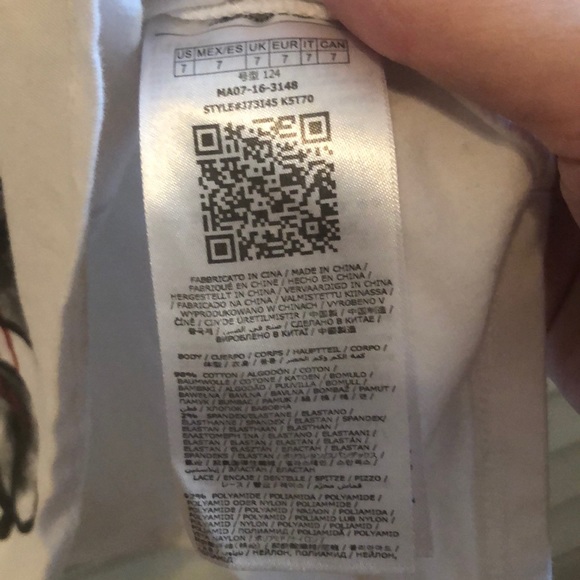 Guess Top for Girls, Worn Once, Sz 7 - Picture 3 of 7